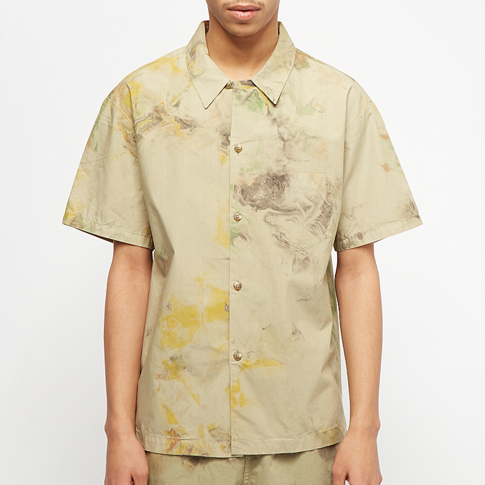 John Elliott Bowling Shirt green 54655 2