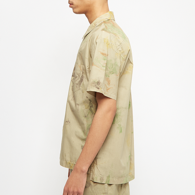 John Elliott Bowling Shirt green 54655 3