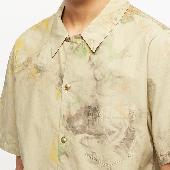 John Elliott Bowling Shirt green 54655 5