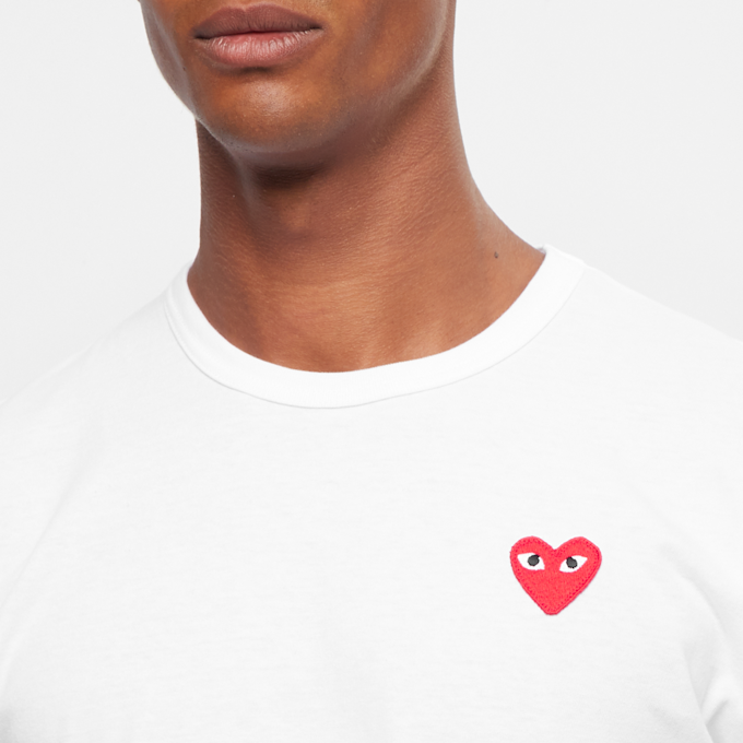 Comme des Garcons Play Camouflage T-Shirt weiß 55441 5