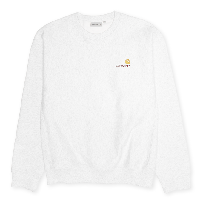 Carhartt WIP American Script Sweatshirt grau 55772 1