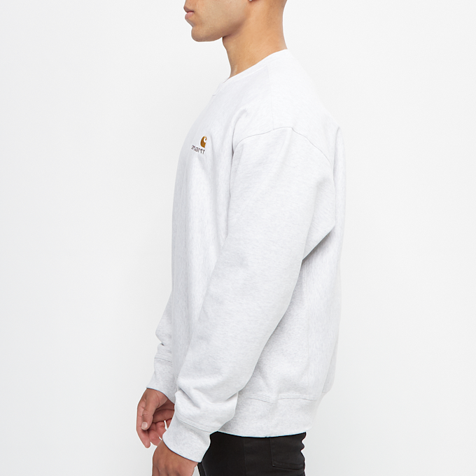 Carhartt WIP American Script Sweatshirt grijs 55772 3