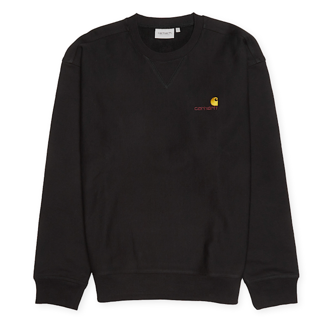 Carhartt WIP American Script Sweatshirt zwart 55771 1
