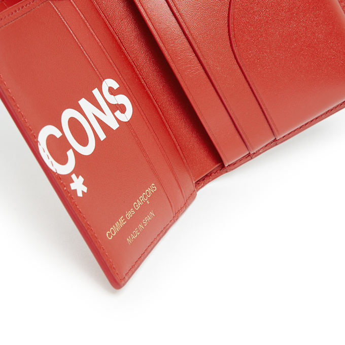 Comme des Garcons Wallet Huge Logo red 55882 4