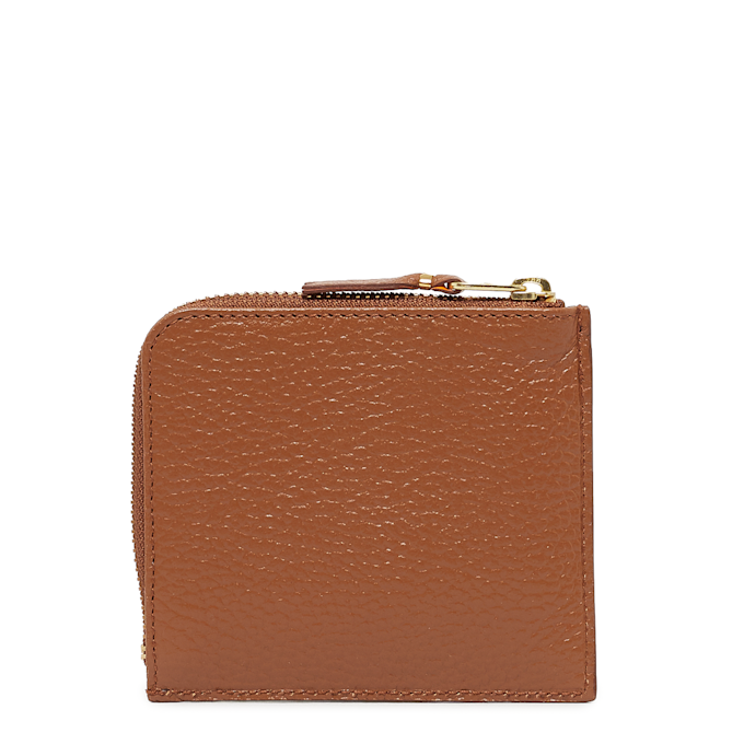 Comme des Garcons Wallet Textured Leather Wallet braun 57263 2