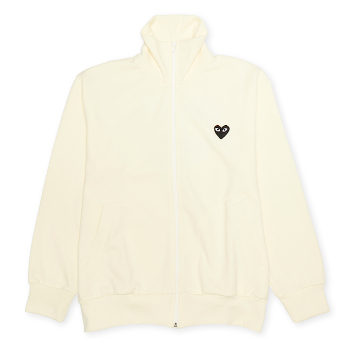 Comme des Garcons Play Play Sweatshirt Big Heart beige 58458 1