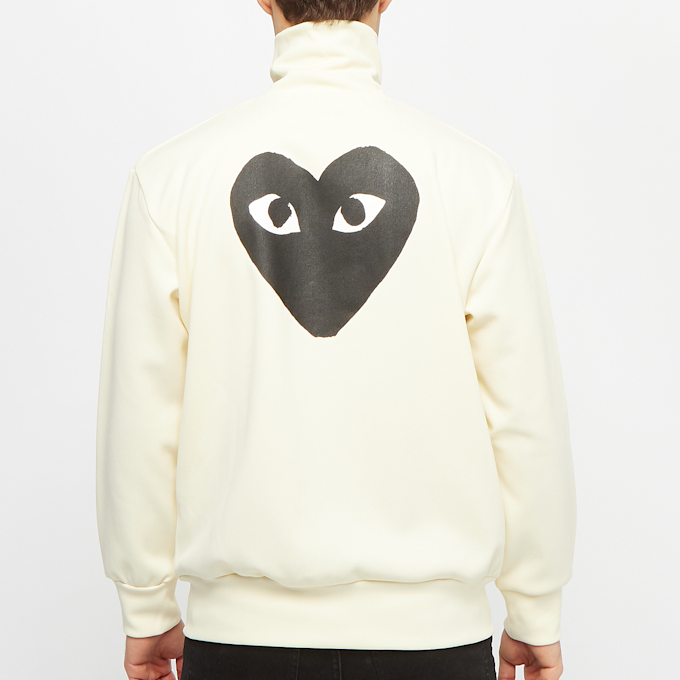 Comme des Garcons Play Play Sweatshirt Big Heart beige 58458 4