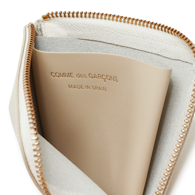 Comme des Garcons Wallet Classic Leather Line wit 58460 3