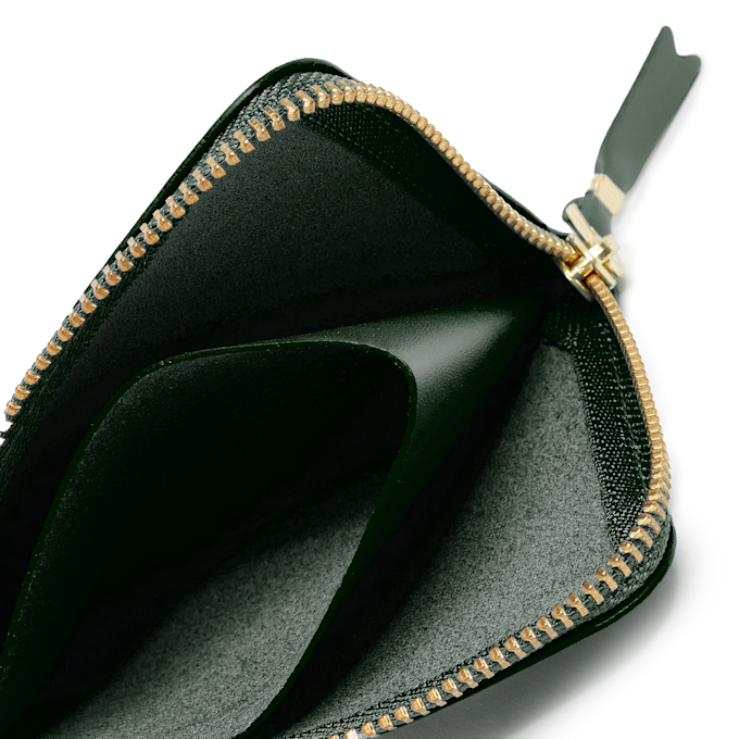 Comme des Garcons Wallet Classic Leather Line grün 58462 3