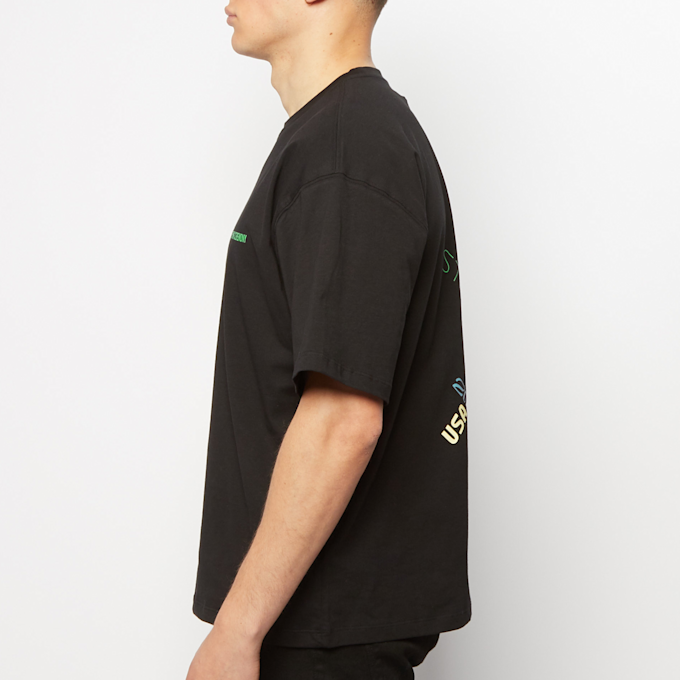 Opening Ceremony Word Torch Regular T-Shirt black apricot black 59771 3