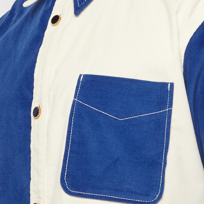 Wales Bonner MONTEGO COLOUR BLOCK SHIRT beige 60098 5