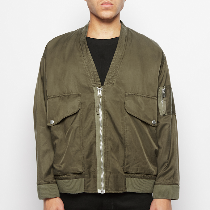 YMC Paninaro Bomber Jacket groen 60798 2