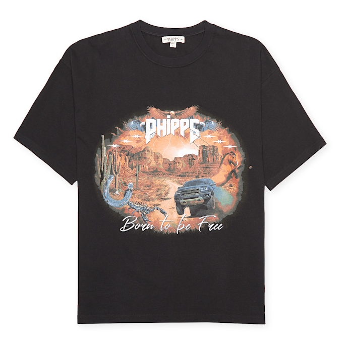 Phipps Born To Be Free T schwarz 61131 1
