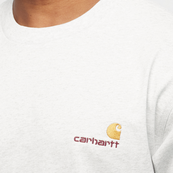 Carhartt WIP S/S American Script T-Shirt grijs 65616 5