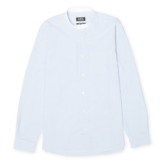 A.P.C. Chemise Mark blue 66418 1