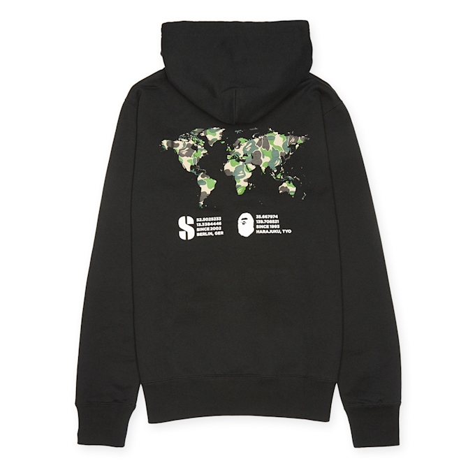 solebox x A Bathing Ape (BAPE) Hoodie schwarz 69766 1