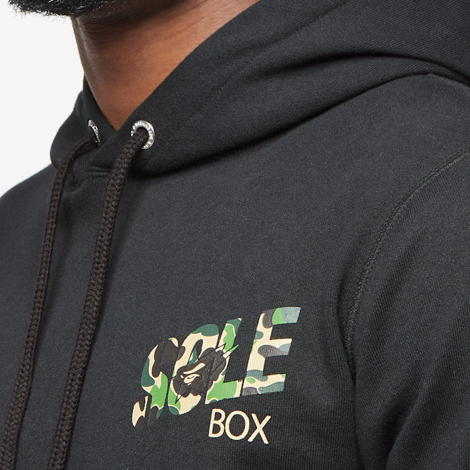 solebox x A Bathing Ape (BAPE) Hoodie black 69766 5