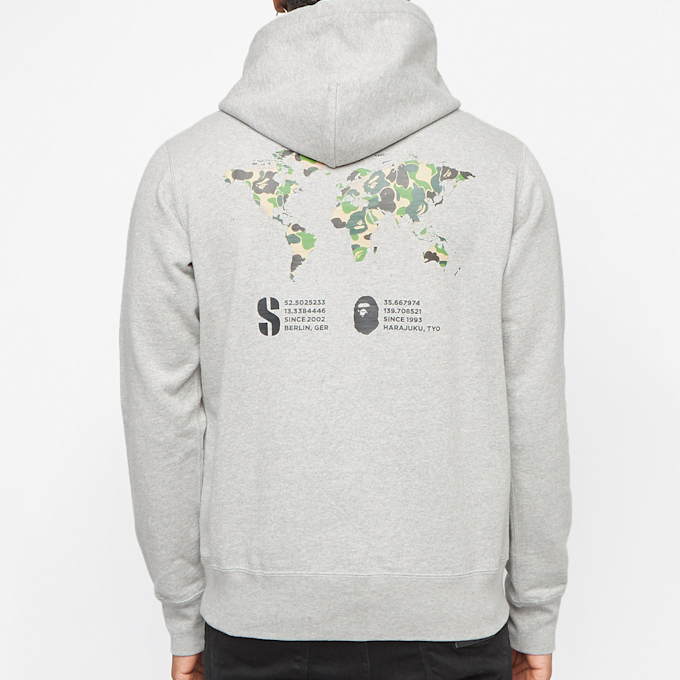 solebox x A Bathing Ape (BAPE) Hoodie grey 69855 4
