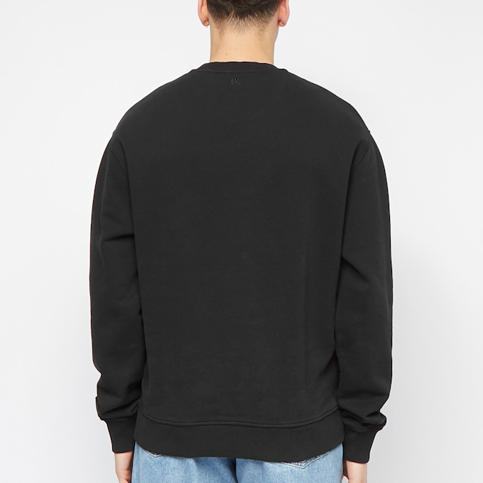 AMI PARIS De Coeur Sweatshirt Red Logo Small black 71304 4