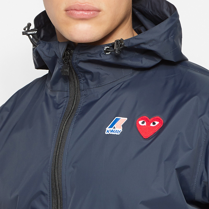 Comme des Garcons Play K-Way Jacket Full Zip blue 71588 5