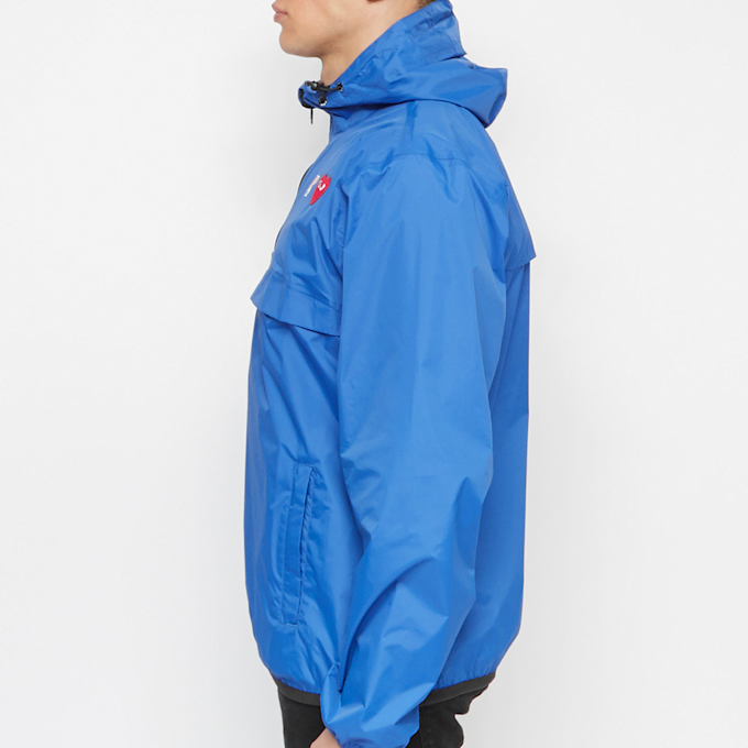 Comme des Garcons Play K-Way Hoodie Half Zip blue 71596 3