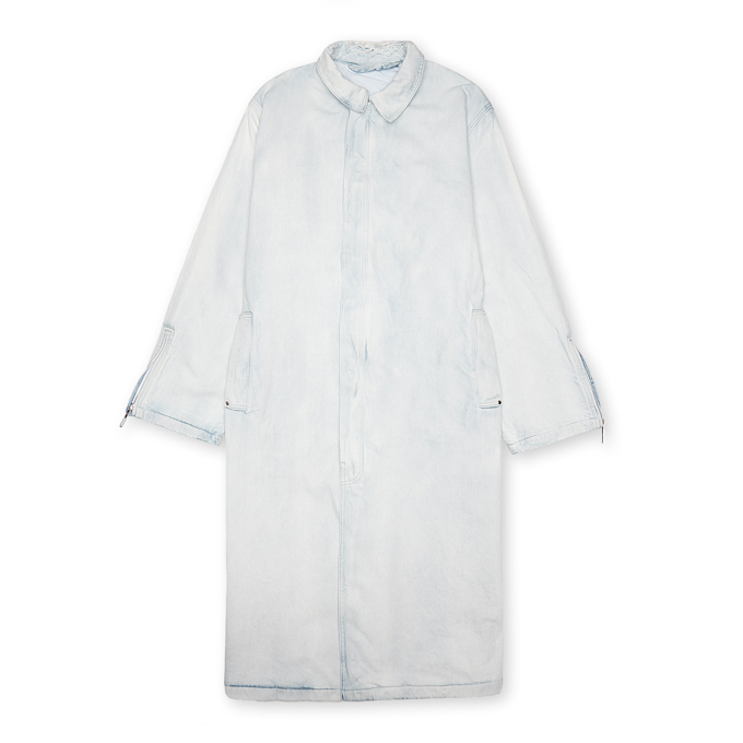 032c DENIM CARCOAT light blue blauw 72359 1