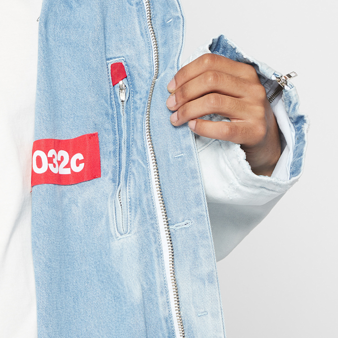 032c DENIM CARCOAT light blue blue 72359 7