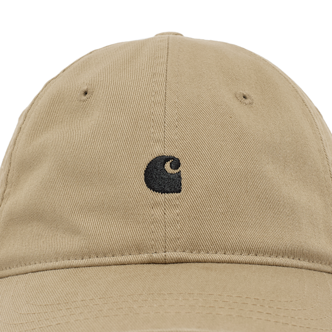 Carhartt WIP Madison Logo Cap leather/black beige 73569 4