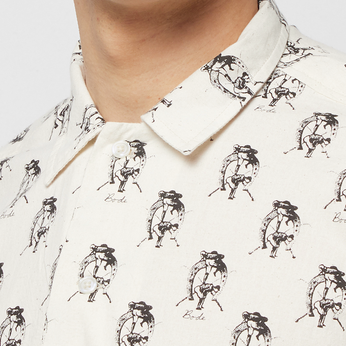 BODE New York Jumping Jockey Shirt wit 74089 5