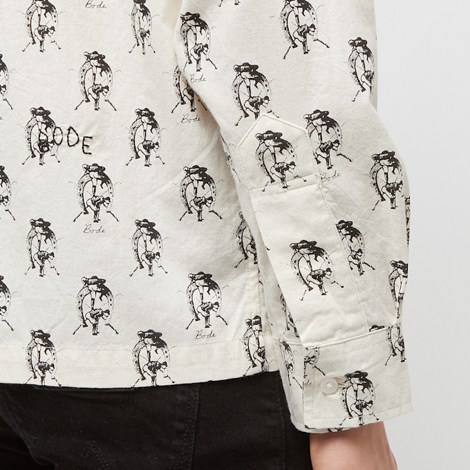 BODE New York Jumping Jockey Shirt white 74089 6