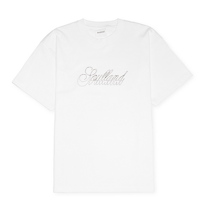 Soulland Hand Drawn Logo -Shirt wit 75433 1