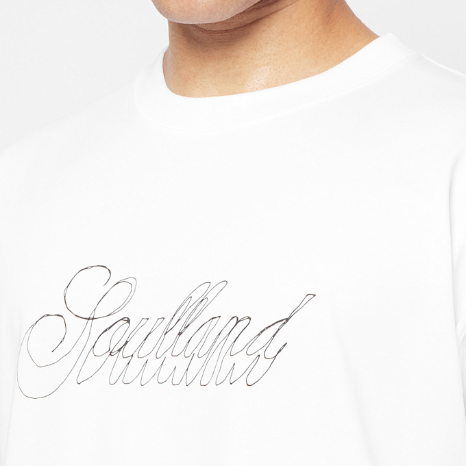 Soulland Hand Drawn Logo -Shirt white 75433 5