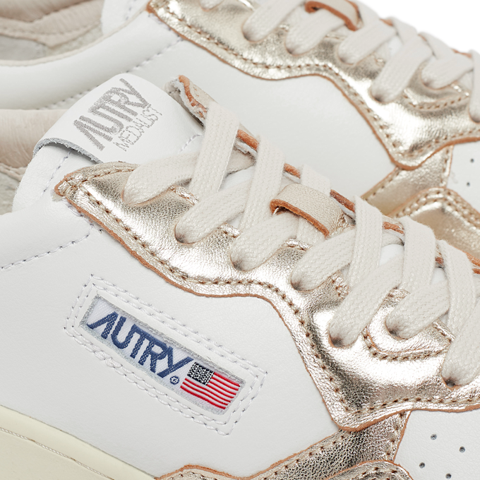 Autry Wmns Medalist Low gold 75516 6
