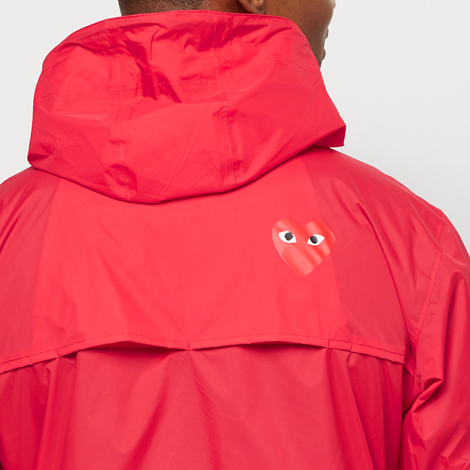 Comme des Garcons Play K-Way Full Zip Jacket red 75566 6