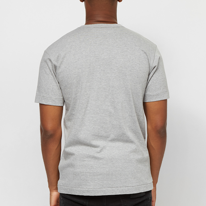 Comme des Garcons Play Mens T-Shirt Short Sleeve Knit grijs 75572 4