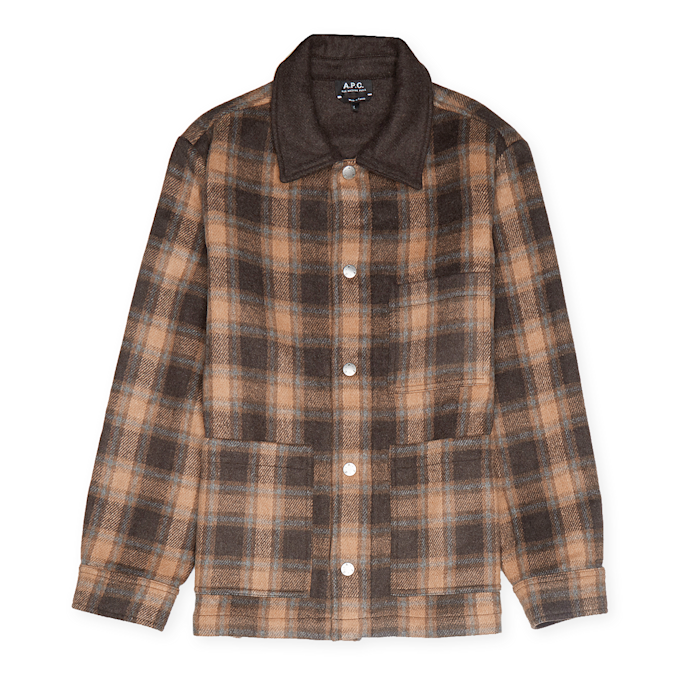 A.P.C. Veste New Emile brown 76736 1