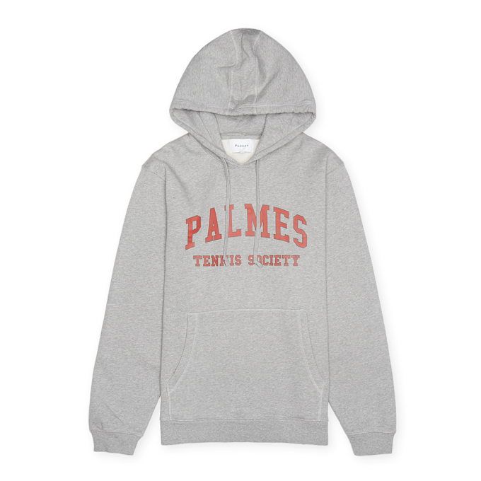 Palmes Mats Hooded Sweatshirt grey 77043 1