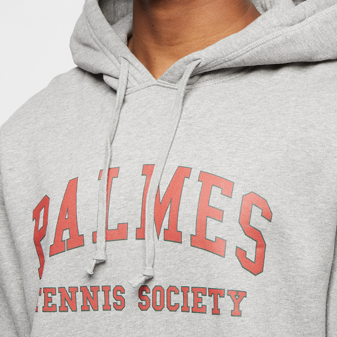 Palmes Mats Hooded Sweatshirt grey 77043 5