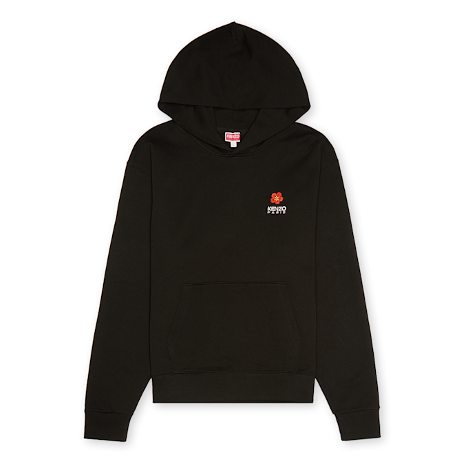 Kenzo Hooded Knitted Cotton Pullover black 77908 1