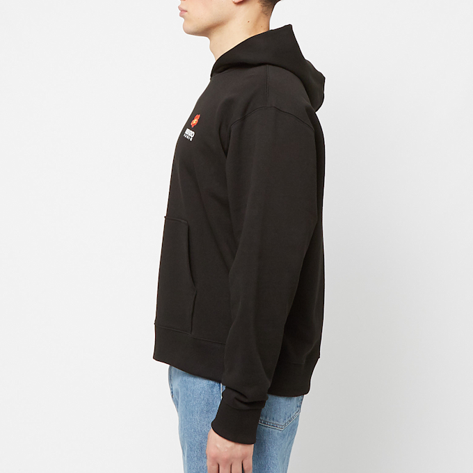 Kenzo Hooded Knitted Cotton Pullover zwart 77908 3