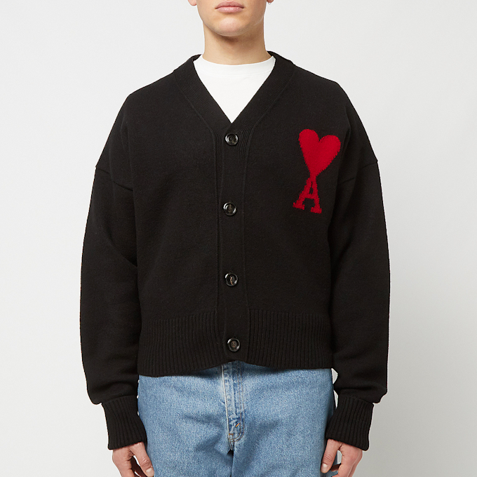 AMI PARIS ADC Cardigan black 78544 2