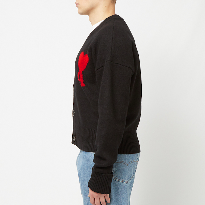 AMI PARIS ADC Cardigan zwart 78544 3