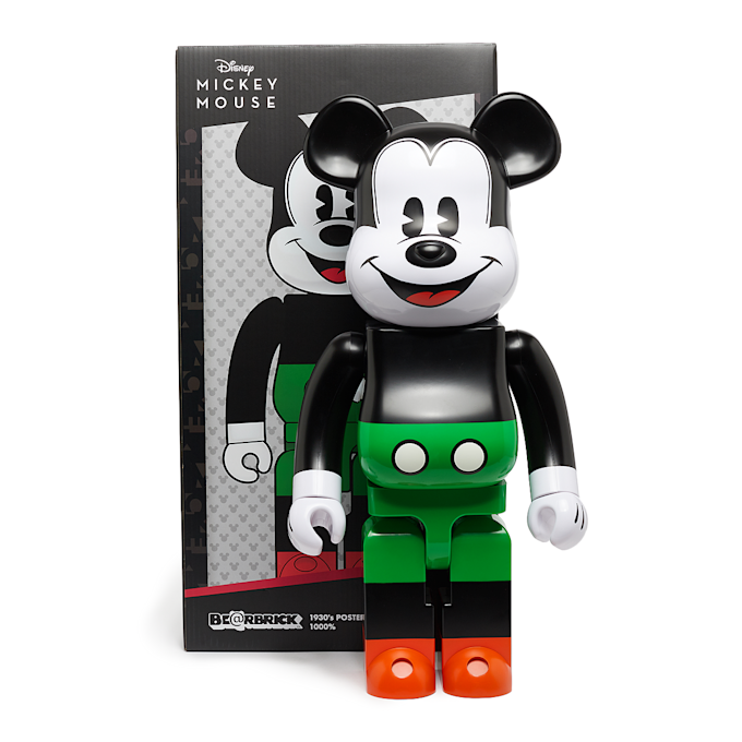 Medicom Bearbrick Mickey Mouse 1930's Poster 1000% multicolor 78903 4