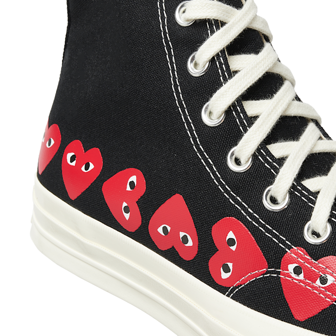 Comme des Garcons Play Multi Heart Chuck Taylor All Star '70 High schwarz 79924 7