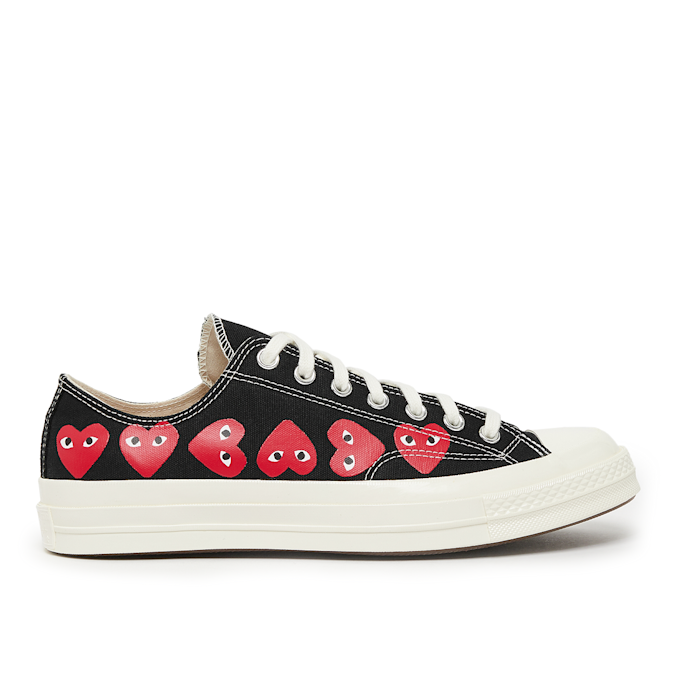 Comme des Garcons Play Multi Heart Chuck Taylor All Star '70 Low zwart 79927 2