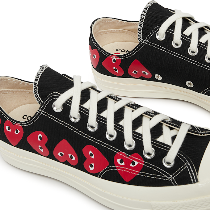Comme des Garcons Play Multi Heart Chuck Taylor All Star '70 Low schwarz 79927 5