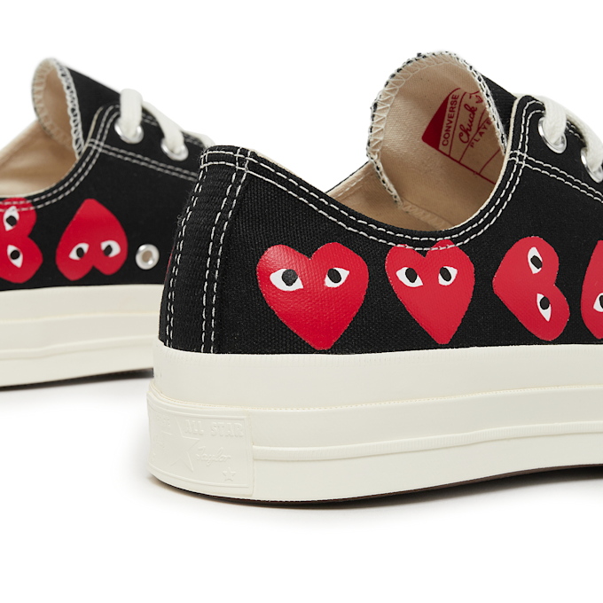 Comme des Garcons Play Multi Heart Chuck Taylor All Star '70 Low zwart 79927 6