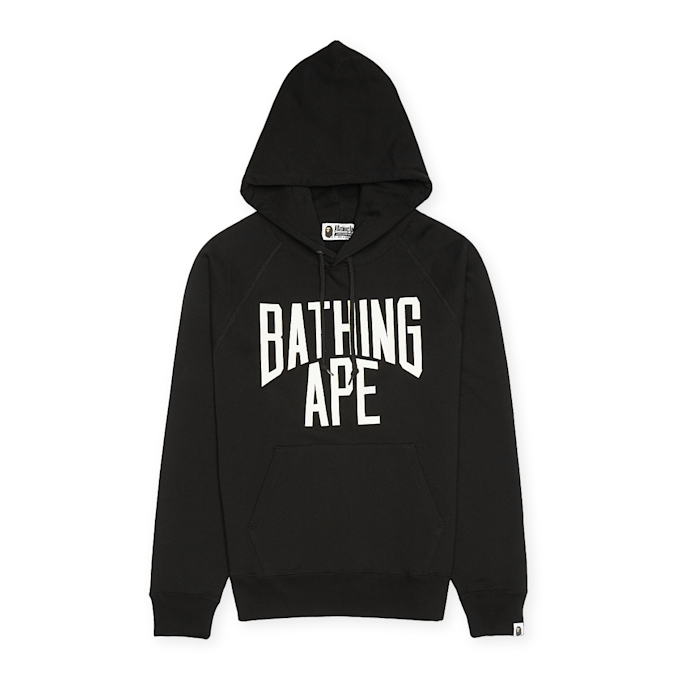 A Bathing Ape NYC Logo Pullover Hoodie black 80194 1