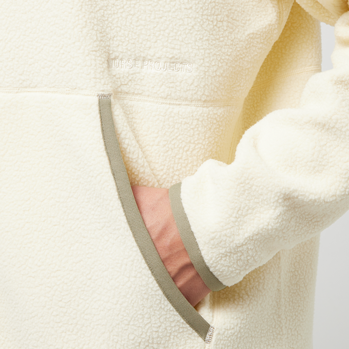 Norse Projects Tycho Pile Fleece Full Zip Jacket beige 80756 6