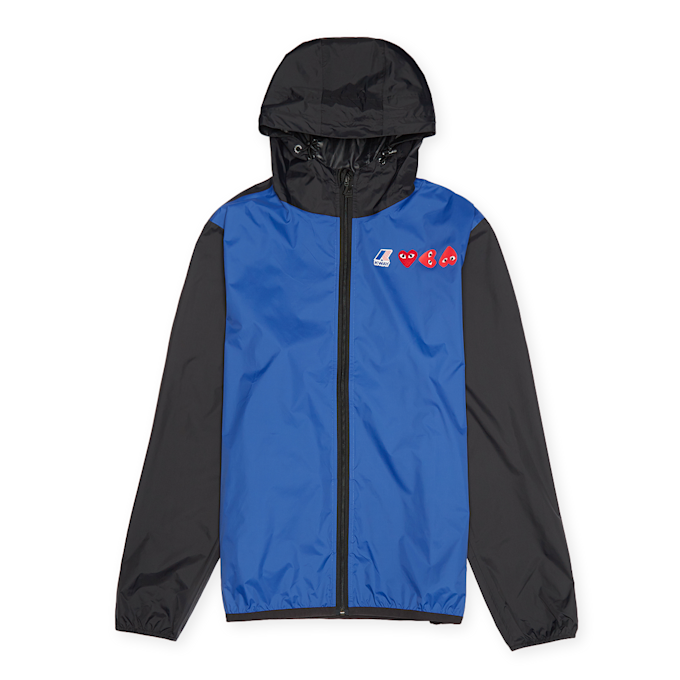 Comme des Garcons Play K-Way Full Zip Jacket blauw 81010 1